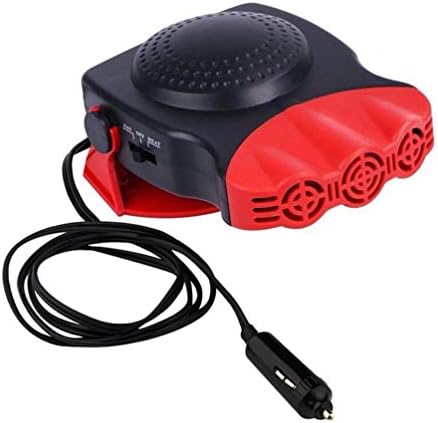 Portable Car Heater - Auto Heater Fan,12V Auto Ceramic Heater,Car Defogger,Fast Heating Defrost Defogger Demister Vehicle Heat Cooling Fan 150W Auto Vehicle Electronic Heater (Red) (Red)