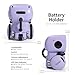 GILOBABY Kids Robot Toys, Interactive Toys Companion Smart Talking Robotic with Voice Control Touch Sensor, Singing, Dancing, Recording, Repeat, Birthday Gifts for Girls Ages 3+ Years (Purple)