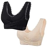My Orders,Comfort Bras with Support and Lift Comfy Corset Bra Front Cross Side Buckle lace Bras Bras for Women no Underwire Full Coverage 3 Pack Women Sports Bras Workout Yoga Gym Fitness Comfort Bra