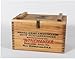 Winchester WOODEN AMMO BOX Classic Wooden Ammunition Box Crafted From Pine With Hinged Top – Made in USA
