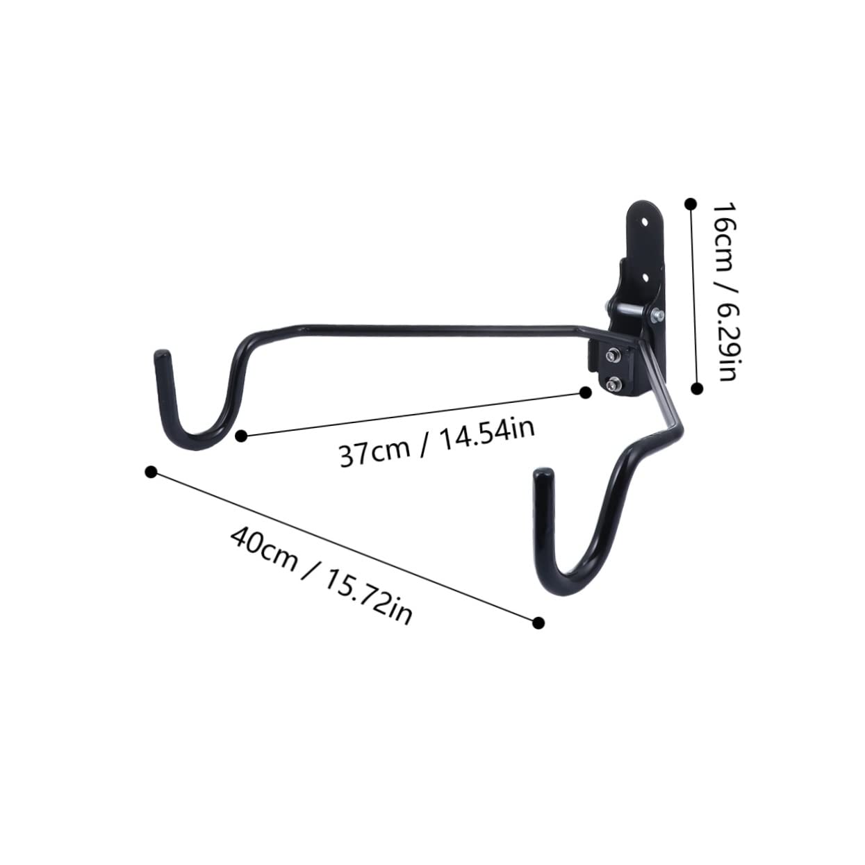 BCOATH Durable Bike Wall Hook Rack for Space Saving Indoor Storage Heavy Duty Mount for Road Mountain Bikes Easy Installation with Brackets Load