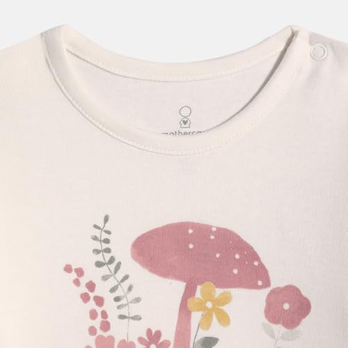 Image of Mothercare Baby Romper Sleepsuit Autumn Print Full Sleeve Pink