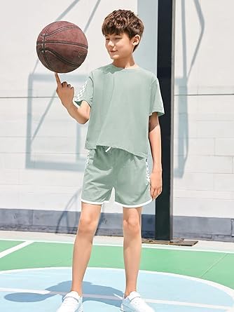 Tenue décontractée bleu clair 10-12 ans contre la chaleur