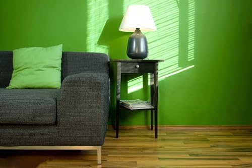 Image of WALLMATE Lime Green Peel and Stick Wallpaper Self-Adhesive Removable Thicken Waterproof Wallpaper for Kitchen Countertop Cabinet (2 Feet by 15 Feet, Matte Parrot Green Wallpaper)