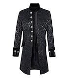 Design: Schnallen, Knöpfe, Einreiher, Vampir-Frack, Mittelalterlicher Frack, Smoking-Anzug, gotischer Blazer, gotischer Smoking.