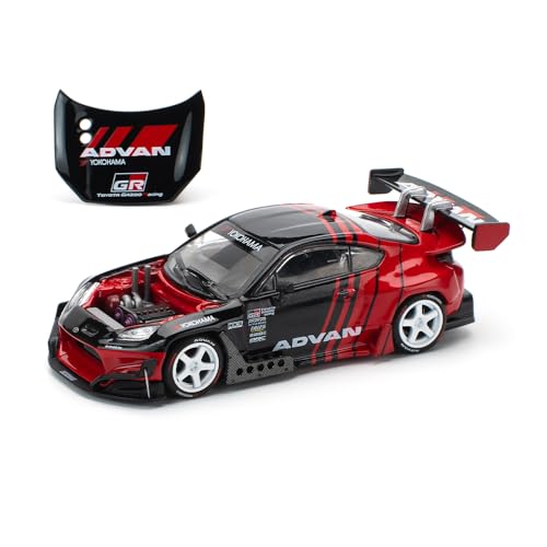 1:64 Diecast Model Car Compatible with Toyota GR86 Pandem Advan Livery Limited Edition by Pop Race PR640228