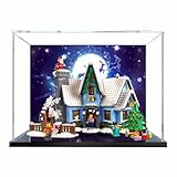 💡【Design exclusif】 : cette boîte de présentation en acrylique est spécialement conçue pour le Vi-sit du Père Noël 10293 pour LE-GO, s'adapte parfaitement à la taille de votre modèle : 35 x 20 x 25 cm. Convient également pour d'autres objets de collection tels que figurines, trophées, etc.