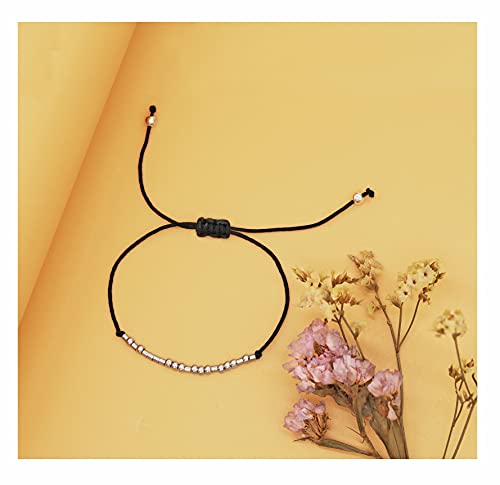 Morse Code Bracelet Funny Gift for Women Men with Meaning Card Gift Card for Best Friend Couple Sisters Family3