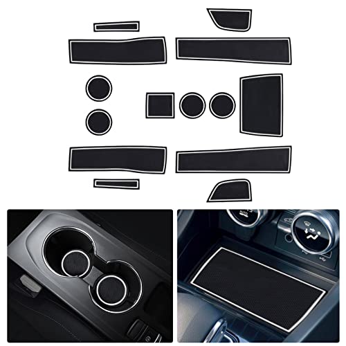 YEE PIN Tapis de Sol en Caoutchouc Compatible avec Renault Arkana 2022 2023- Tapis antidérapant pour Console Centrale - Boîte de Rangement - Accessoires intérieurs de Voiture Cover