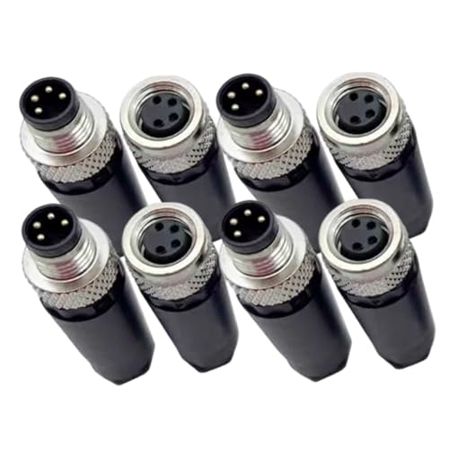 Connecteur M8 4 broches circulaire contre les pertes de signal pour instruments 8mm