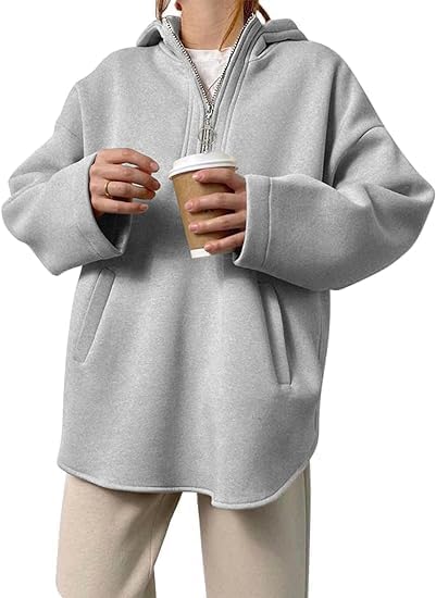 Sweat-shirt surdimensionné femme pour affronter le froid en douceur