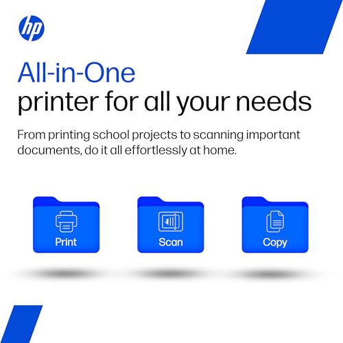 Image of HP AI Capable Deskjet 2931 Printer | Dual Band WiFi (up to 10X Faster) All in One Colour Printer, Print /Scan /Copy, Print Speed up to 20 PPM