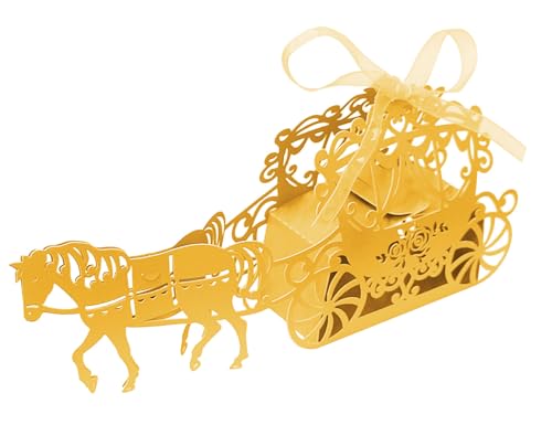 Boîtes à bonbons de mariage au laser, lot de 50 cadeaux invités pour souvenir précieux