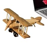 Widely Applied: Whether you want to add an airplane decoration for your children's room, a car for your dining table, or an excellent decoration for your bedroom, this wooden aircraft can fit any space with its vivid and simple shape.