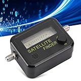 BONKZEBU Satellite Finder Compact Signal Strength Meter for Easy Antenna Adjustment and Peak Signal Finding, Ideal for Satellite TV Installation, ABS Material Black Color 1 Unit - Image 7
