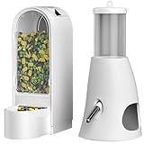 GKYZBB 2 Pieces pet Feeder and Water Feeder, self-distributed Automatic Hamster Feeder, Food and Water Dispenser Set,Suitable for Puppies and Kittens Rabbit Chinchilla Hedgehog Ferret