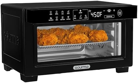 Gourmia Toaster Oven Digital Air Fryer - Convection Mode with 4 S...