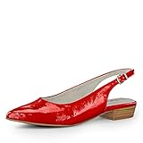  Tamaris Damen 1-1-29402-24 Slingback Pumps, Rot (Chili Patent 520), 39 EU