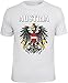 Produktbild Trendagentur KEPPLINGER Mega Cooles T-Shirt mit Aufdruck: Austria - Ideales Andenken, Mitbringsel und Geschenk (Weiss, L)