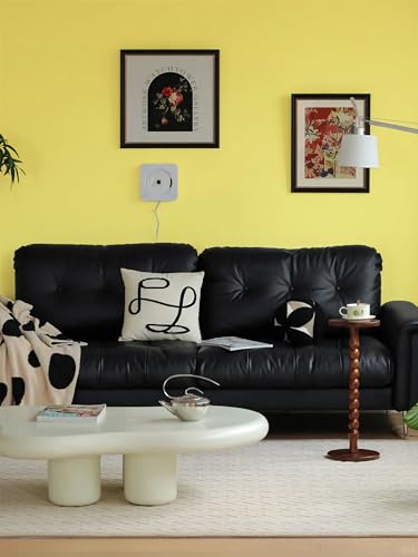 Timeet Selbstklebende Tapete 40x300cm Klebefolie Gelb Matt Möbelfolie Selbstklebend Folie Wasserfest Klebefolie Möbel Gelbe Möbelaufkleber Vinyl Folie für Möbel Wand Küche Schrank