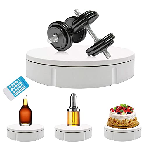 BILXXY Plateau tournant électrique, présentoir Rotatif à 360 degrés, présentoir de Magasin de 22 cm / 30 cm pour présentoir de Bijoux, présentoir de gâteau de Mariage Cover