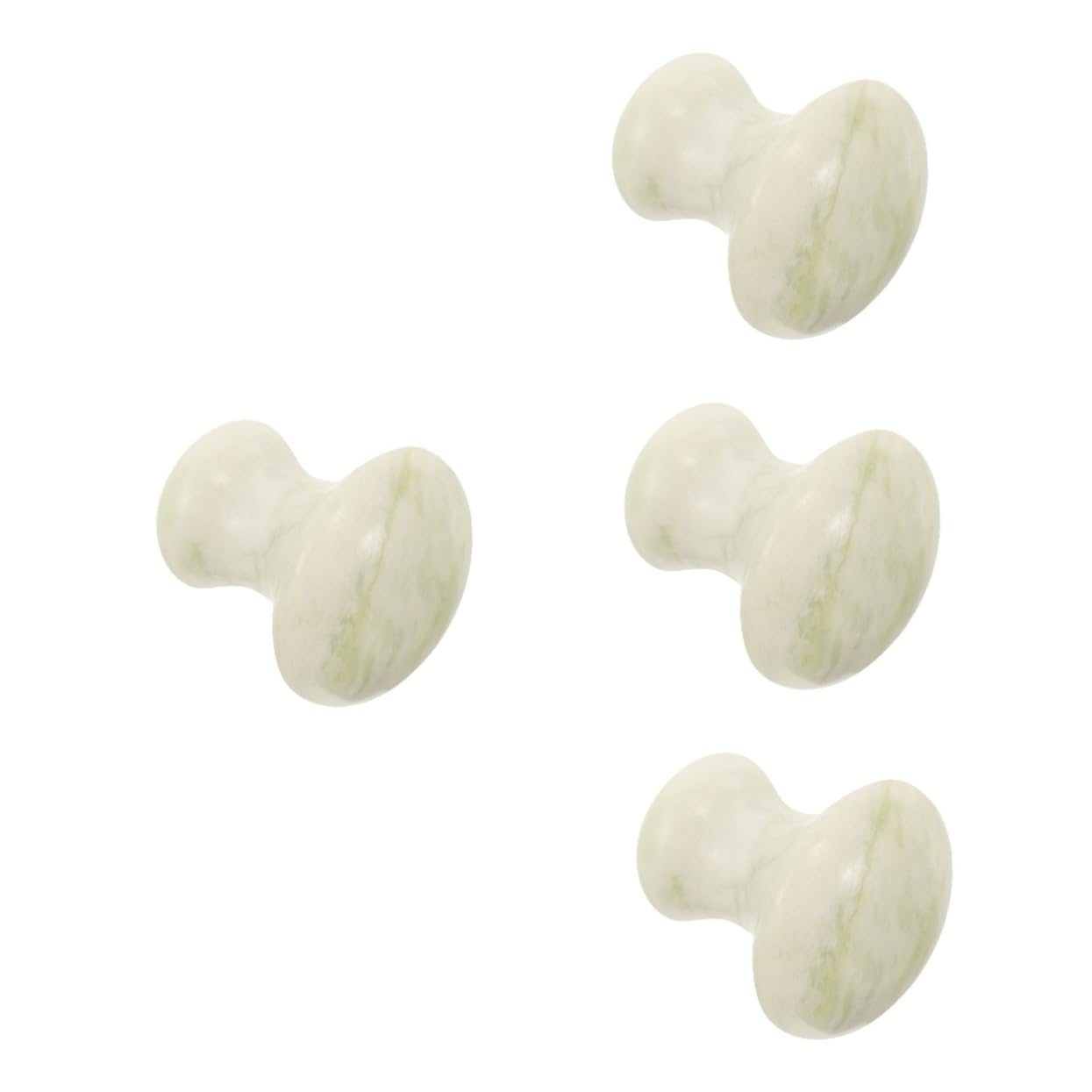 Healeved 4 Piezas Masajeador Piedras En Forma Seta Herramienta Raspado Gua Sha Piedra Rodillo Gua Sha Herramienta Seta Guasha Herramientas Raspando Piedra La Cara Perder Jade