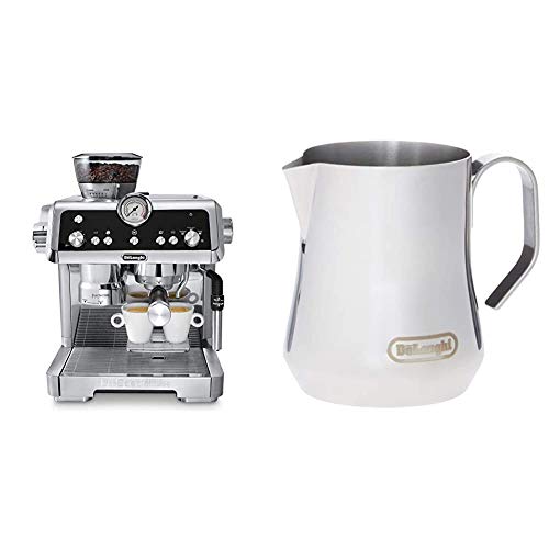 De’Longhi La Specialista Espresso Machine with Sensor Grinder, Dual Heating System, Advanced Latte System & Hot Water Spout for Americano Coffee or Tea & Milk Frothing Jug, 12 oz, Stainless Steel
