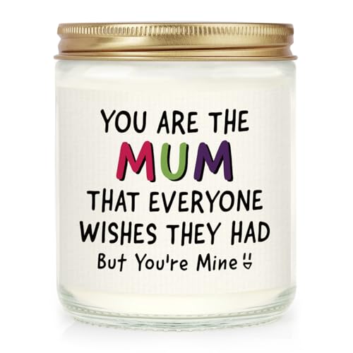 SteadStyle Funny Gifts for Mum Candle Lavender Scented Soy Wax 7oz