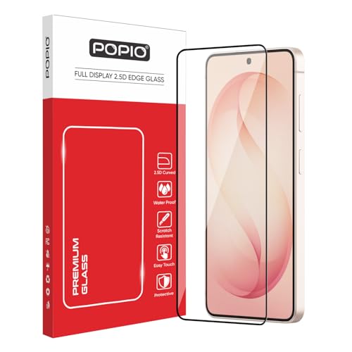 Image of POPIO Military-Grade Gorilla Tempered Glass For Samsung Galaxy S26 | 9H Hardness, Edge-to-Edge, Bubble-Free