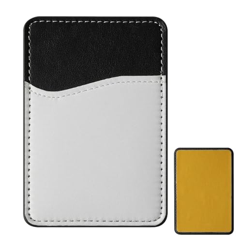 Cartera para teléfono móvil con bolsillo adhesivo para tarjetero compacto y antideslizante