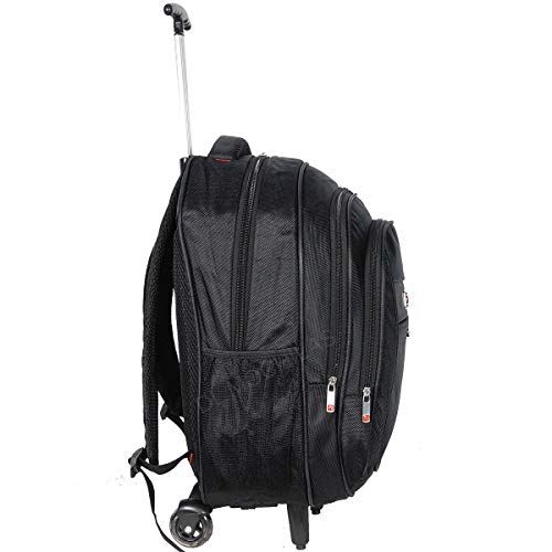 Mochila De rodinha Notebook Escolar Puxador Leve Alumínio C/Trava