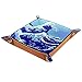 Vagues de la mer à la Japonaise Plateau en Cuir, Plateau de Rangement pour Monnaie, Clé, Portefeuille et Accessoire