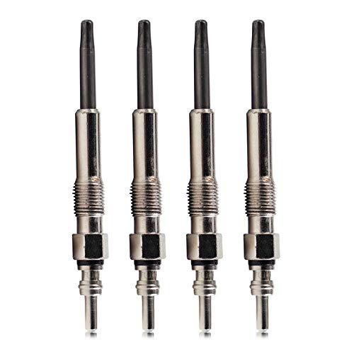 LAKAMODO Lot de 4 Bougies De Préchauffage Compatibles Avec Clio Laguna Mégane Scénic Modus 1.5 dci 1.9 dti diesel