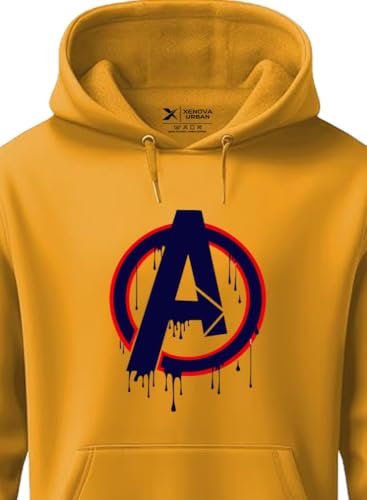 Image of XENOVAURBAN Hoodies | Unisex Hoodie Sweatshirt Printed AV-A1 - PAR