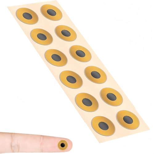 joonnair 12 piezas 10mm Pequeño Etiquetas NFC Programables Ntag213 Etiquetas NFC Tag Pegatinas Redondas, Pegatinas NFC Compatibles con IOS, Android y Dispositivos Habilitados para NFC