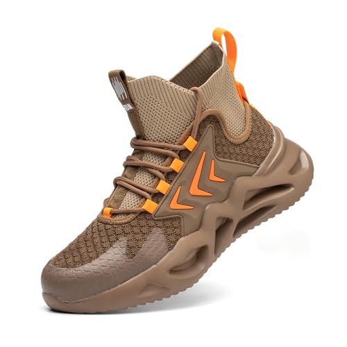 Image of Steel Toe Work Boots for Men Slip on Chelsea Boot with Kevlar Anti-Puncture Sole, ASTM F 2412-24, Men's Industrial & Construction Shoes, Non-Slip Safety Shoes