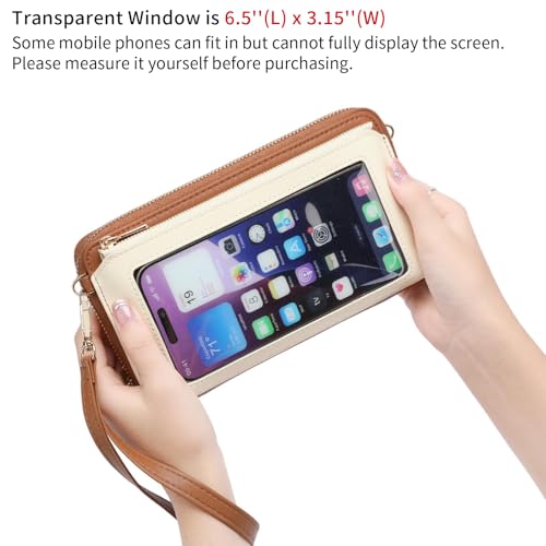 Image of GOIACII Phone Purse Crossbody Bags for Women Small Travel Wallet Touch Screen RFID Blocking