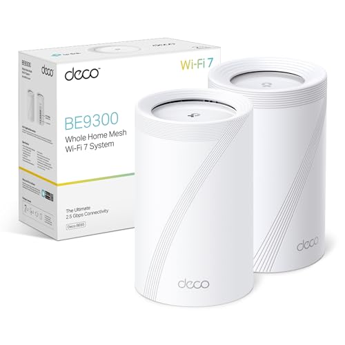 ルーター　tp-link Deco BE9300 2個パック TP-Link Deco BE65(2-pack) BE9300 Mesh WiFi 7, Tri-Band Seamless AI