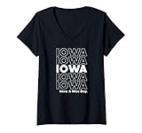 Photo Gallery donna iowa grocery bag thank you funny state gift maglietta con collo a v Photo Gallery donna iowa grocery bag thank you funny state gift maglietta con collo a v
