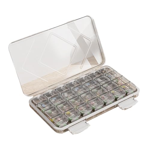 薬タブレットディスペンサー - タブレットサプリメントホルダー薬局ピルトラベルディスペンサー、ホームオフィス用ポータブル薬局ボックスメディシンボックス