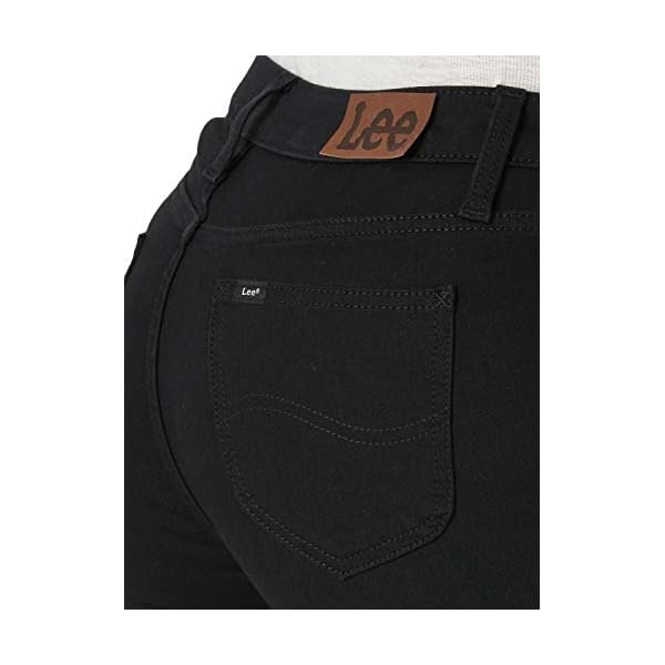 Lee-Womens-Petite-Regular-Fit-Bootcut-Jean Lee Women's Regular Fit Bootcut Jean, Black, 2 Petite