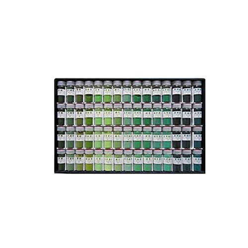 Amazon | 吉祥 岩絵具 ちいさい新緑 60色セット | 絵具 通販