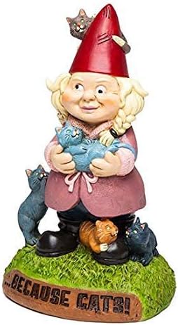 BigMouth Inc Crazy Cat Lady Garden Gnomes