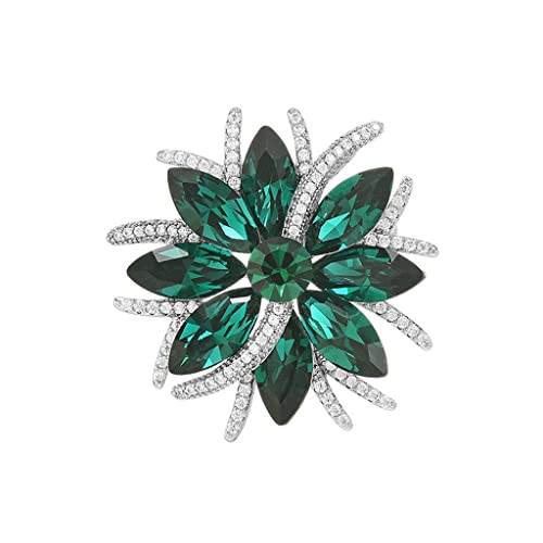 Broche Couronne en Cristal autrichien le cadeau rétro parfait pour une femme élégante