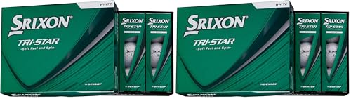 �_�����b�v(DUNLOP) �S���t�{�[�� �X���N�\�� TRI-STAR6 2026�N���f�� 1�_�[�X(12����) �z���C�g (× 2)