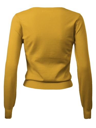 Women's Awesome 21 Women's Knit V-Neck Cardigan Basic Sweater3