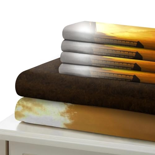 Parure de lit moissonneuse de qualité supérieure en microfibre douillette finition zippée