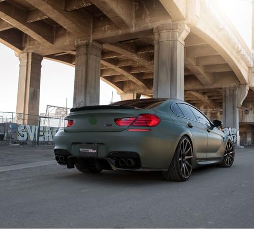 Image of Premium Matte Green Finish - Stylish, Non-Reflective Pink Vinyl Film adds a Sleek, Modern Look to Any Vehicle. (Olive Green, 20 X 250 inch)