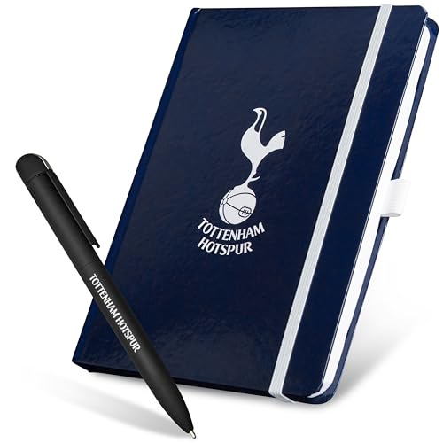 Tottenham Hotspur F.C. Stationery Set with Notebook & Ballpoint Pen Stationery Supplies Work Office Gifts for Men