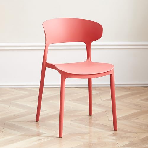 Sillas de plástico apilables, taburetes portátiles ligeros para cenas, eventos, bodas y oficinas, diseño con respaldo grueso para mayor comodidad y comodidad